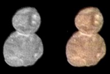 NASAĺǡƬ ơѩˡ(NASA)Ұ̽ǰԽһǳΪĺǡ(Ultima Thule)̫ϵԵ塣12գѧǹ䴫صͼʾ״ͬһѩˡϸţͼ